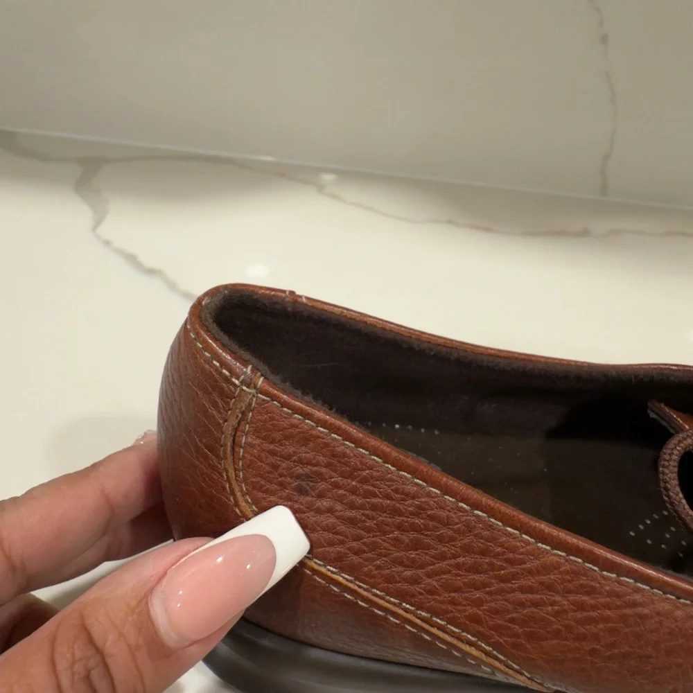Sas Tripad Comfort Women’s Loafers Shoes Brown Lace Up‎ Moc Toe Low Top 7